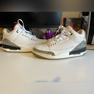 Air Jordan 3 white cement